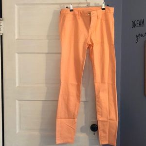 Peach colored pants